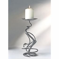 Hand Forged Single Tangle Candle Holder