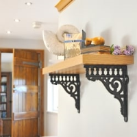 Romanesque Cast Iron Shelf Bracket