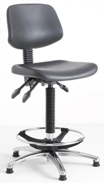 Laboratory Deluxe Polyurethane Chair High