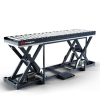 Lifting Table With Roller Conveyor For The Pharmaceutical Industry