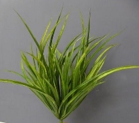 Artificial Grass Bush - 30cm, Green