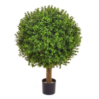Artificial Buxus Topiary Ball - 30cm, Green