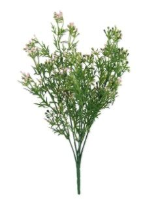 Artificial Flower Bud Spray - 36cm, White Green