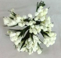 Artificial Grape Hyacinth (Bunch) - White
