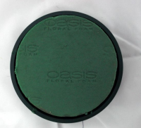 Artificial Oasis Posy Pad - 15cm, Green, Wet