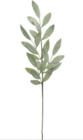 Artificial Frosty Laurel Spray - 70cm, Green