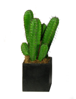 Artificial Column Cacti's - 38cm, Green