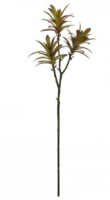 Artificial 3 Head Madagascar Palm Succulent  - 52cm, Burgundy Tip