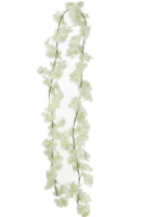 Artificial Silk Cherry Blossom Garland - 180cm, Cream