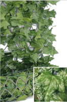 Artificial Ivy Leaf Hedging UV - 1m x 3m, Green, On a Roll STANDARD