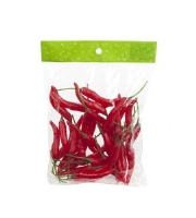 Artificial Chilies - 10cm, Green, a bag of 36 Chillies