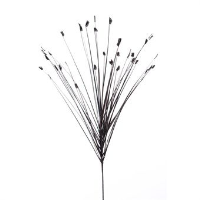 Artificial Feather Tip Grass - 73cm, Black