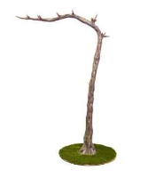 Artificial Interchangeable Canopy Tree Trunk 3.20m - 320cm, Brown