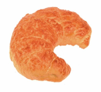 Artificial Croissant - 13cm, Beige