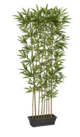 Artificial Natural Bamboo Hedge Screening - 180cm, Green