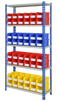 High Quality J Rivet Bays with Storage Bins