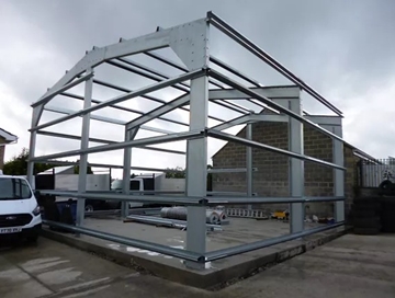 DIY Frame Only Steel Buildings For The Motor Trade