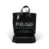 Custom Printed Flexiloop Handle Plastic Bags