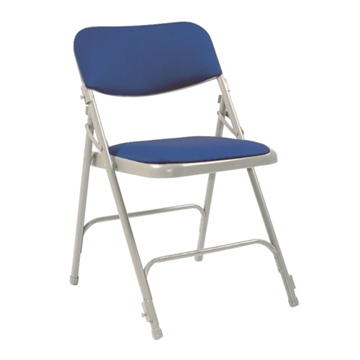 All Steel Folding Upholstered Chair With Link