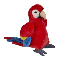 Scarlet Macaw Soft Toy