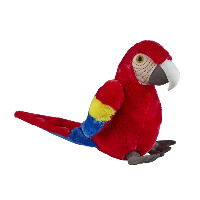 Scarlet Macaw Soft Toy