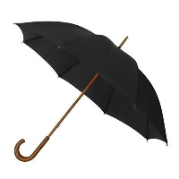 Lr-99 Eco Classic Windproof Umbrella In Black