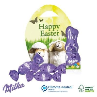 Milka Personalised Chocolate Easter Egg Basket