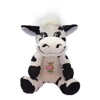 Soft Toy Cow With Print On Chest