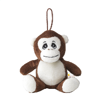 Animal Friend Monkey Cuddle In Brown