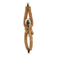 Hanging Gibbon With Baby Soft Toy