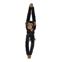 Hanging Chimpanzee With Baby Soft Toy