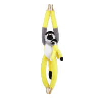 Hanging Squirrel Monkey With Baby Soft Toy