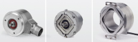 Rotary encoders with integral bearing