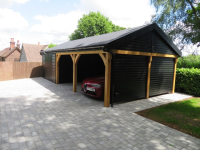 Custom Made Wooden Garages