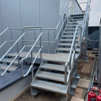 Durable Steel Fabricated Staircases