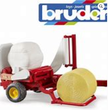 Bruder Bale Wrapper With Round Bales