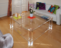 Fabricated Perspex Coffee Table For Interior Designers