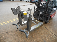 Grab-O-Matic QR-2-DTLR-P ATEX Stainless Steel Twin Head Double Drum Handler