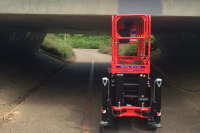 8m Tracked Aerial Platform Lift with Outriggers