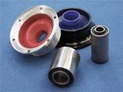 Rubber to Composite Adhesive Bonded Assemblies