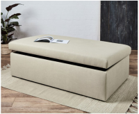 Lexington Plain Rectangular Deep Storage Ottoman