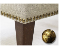 Manufacturers Of Old Gold Footstool Studs