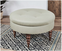 Manufacturers Of Sorento Shallow Buttoned Circular Stool