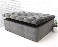 Manufacturers Of Lexington Deep Buttoned Storage Footstools / Ottoman