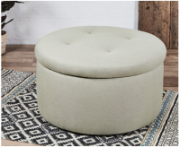 Suppliers Of Capri Shallow Buttoned Circular Storage Drum