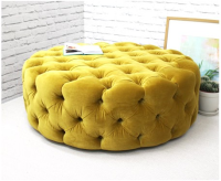 Suppliers Of Brixton Buttoned Circular Ottoman