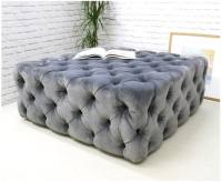 Suppliers Of Hackney Buttoned Square Ottoman