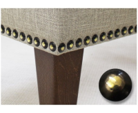 Bespoke Bronze Renaissance Footstool Studs