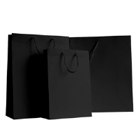 Black Matt Boutique Paper Bags