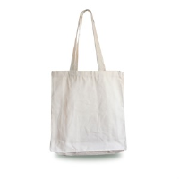 Heavyweight Natural Canvas Shopping Bags with Long Handles